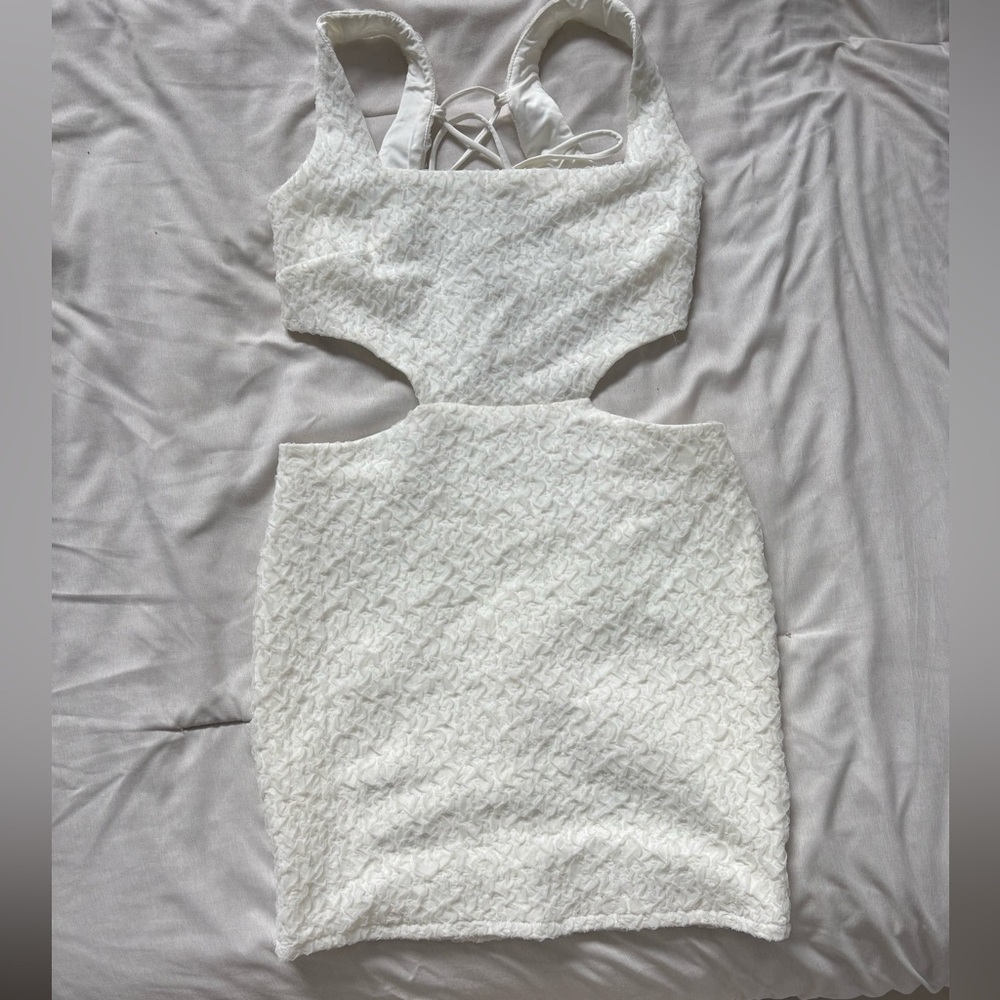Cut Out Detail Mini Dress